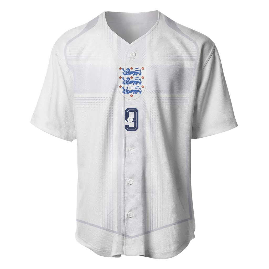 Custom England National Football Baseball Jersey The Three Lions-Sporty T90 Style - Wonder Print Shop