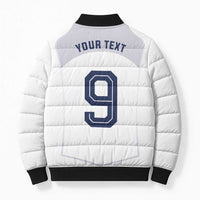 Custom England National Football Bomber Puffer Jacket The Three Lions-Sporty T90 Style - Wonder Print Shop