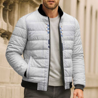 Custom England National Football Bomber Puffer Jacket The Three Lions-Sporty T90 Style - Wonder Print Shop