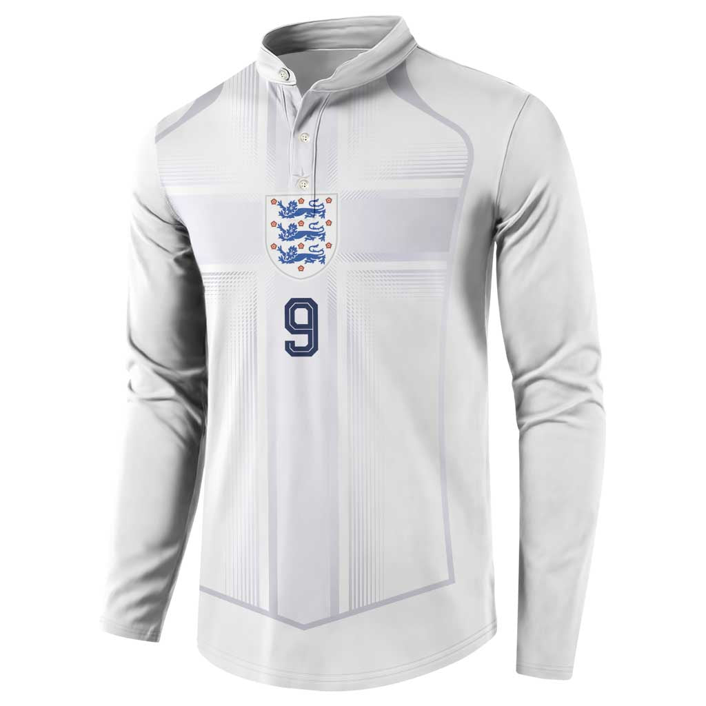 Custom England National Football Button Sweatshirt The Three Lions-Sporty T90 Style - Wonder Print Shop