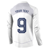 Custom England National Football Button Sweatshirt The Three Lions-Sporty T90 Style - Wonder Print Shop