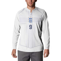 Custom England National Football Button Sweatshirt The Three Lions-Sporty T90 Style - Wonder Print Shop