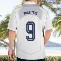 Custom England National Football Hawaiian Shirt The Three Lions-Sporty T90 Style - Wonder Print Shop