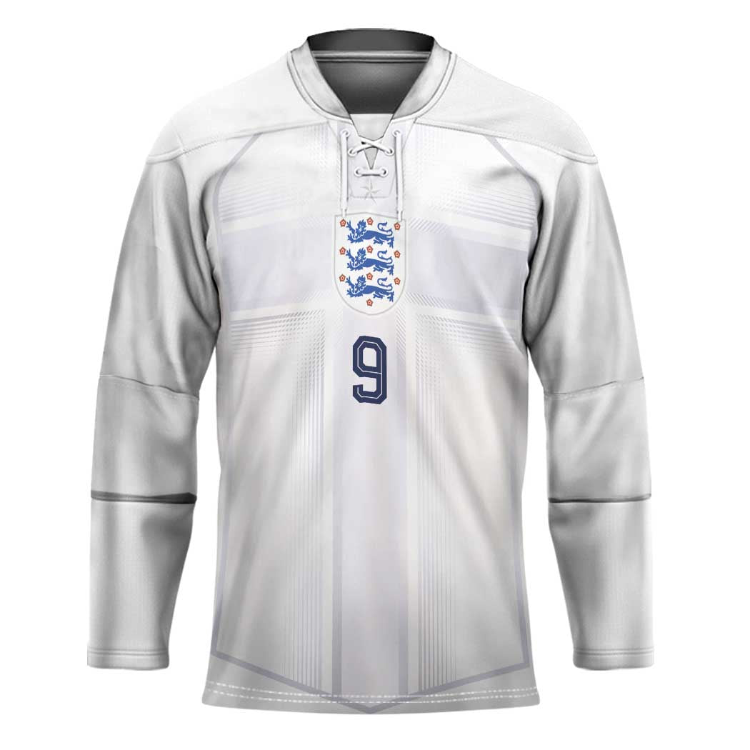 Custom England National Football Hockey Jersey The Three Lions-Sporty T90 Style - Wonder Print Shop