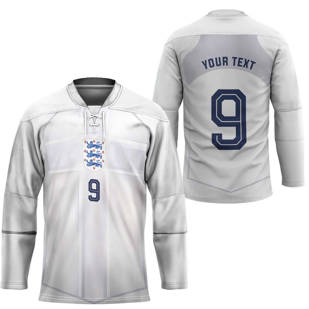 Custom England National Football Hockey Jersey The Three Lions-Sporty T90 Style - Wonder Print Shop