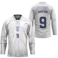Custom England National Football Hockey Jersey The Three Lions-Sporty T90 Style - Wonder Print Shop