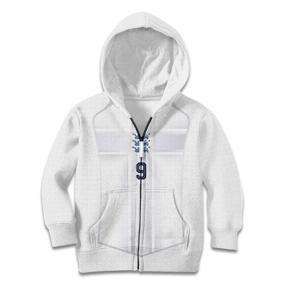 Custom England National Football Kid Hoodie The Three Lions-Sporty T90 Style - Wonder Print Shop