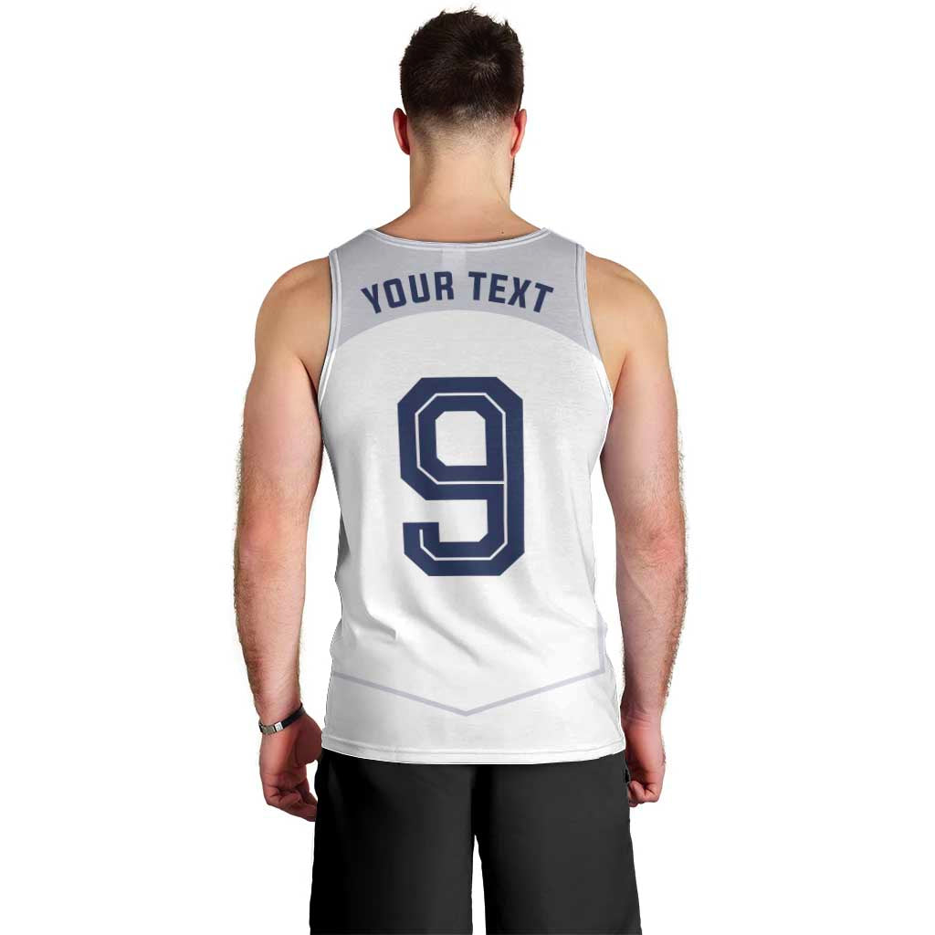 Custom England National Football Men Tank Top The Three Lions-Sporty T90 Style - Wonder Print Shop
