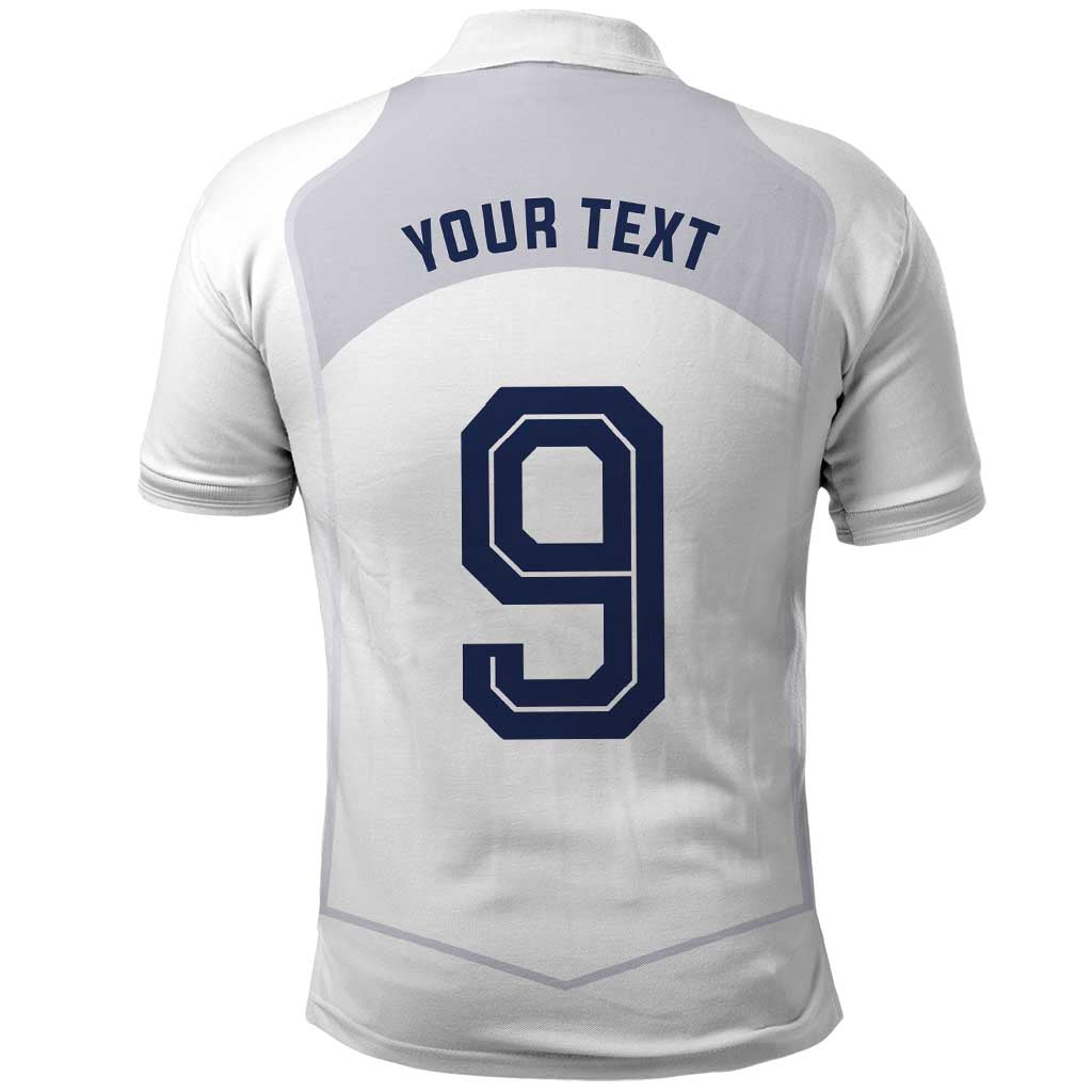 Custom England National Football Polo Shirt The Three Lions-Sporty T90 Style - Wonder Print Shop
