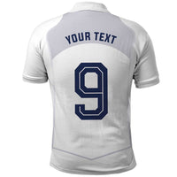 Custom England National Football Polo Shirt The Three Lions-Sporty T90 Style - Wonder Print Shop