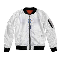 Custom England National Football Sleeve Zip Bomber Jacket The Three Lions-Sporty T90 Style - Wonder Print Shop
