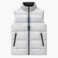 Custom England National Football Sleeveless Puffer Jacket The Three Lions-Sporty T90 Style - Wonder Print Shop