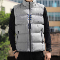 Custom England National Football Sleeveless Puffer Jacket The Three Lions-Sporty T90 Style - Wonder Print Shop