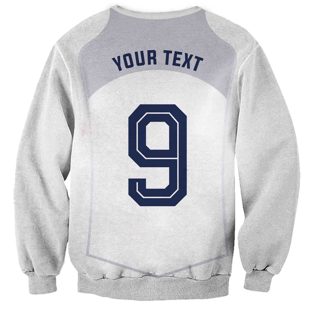 Custom England National Football Sweatshirt The Three Lions-Sporty T90 Style - Wonder Print Shop