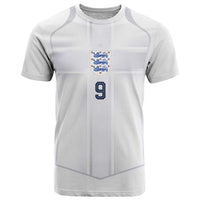 Custom England National Football T Shirt The Three Lions-Sporty T90 Style - Wonder Print Shop