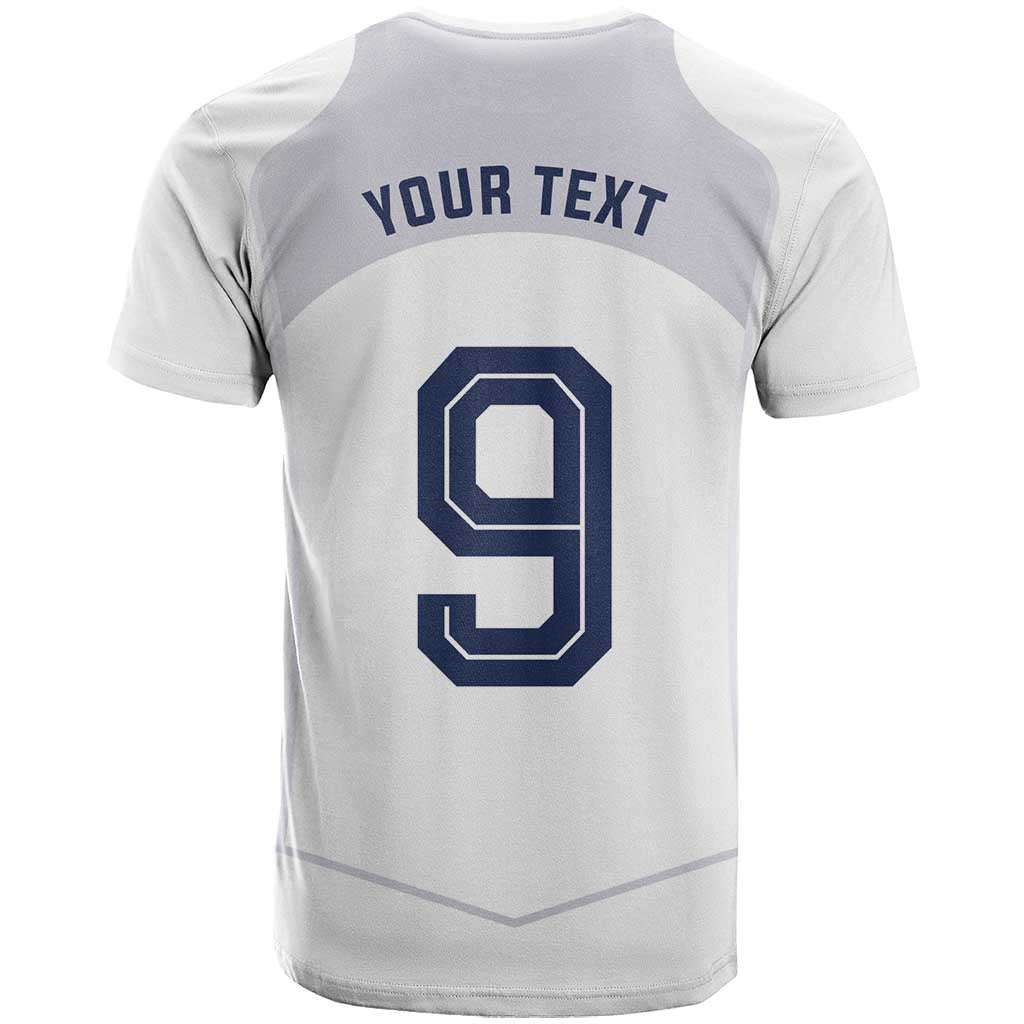 Custom England National Football T Shirt The Three Lions-Sporty T90 Style - Wonder Print Shop