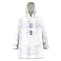 Custom England National Football Wearable Blanket Hoodie The Three Lions-Sporty T90 Style - Wonder Print Shop