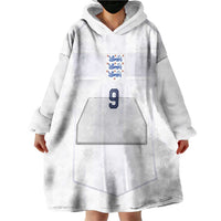 Custom England National Football Wearable Blanket Hoodie The Three Lions-Sporty T90 Style - Wonder Print Shop