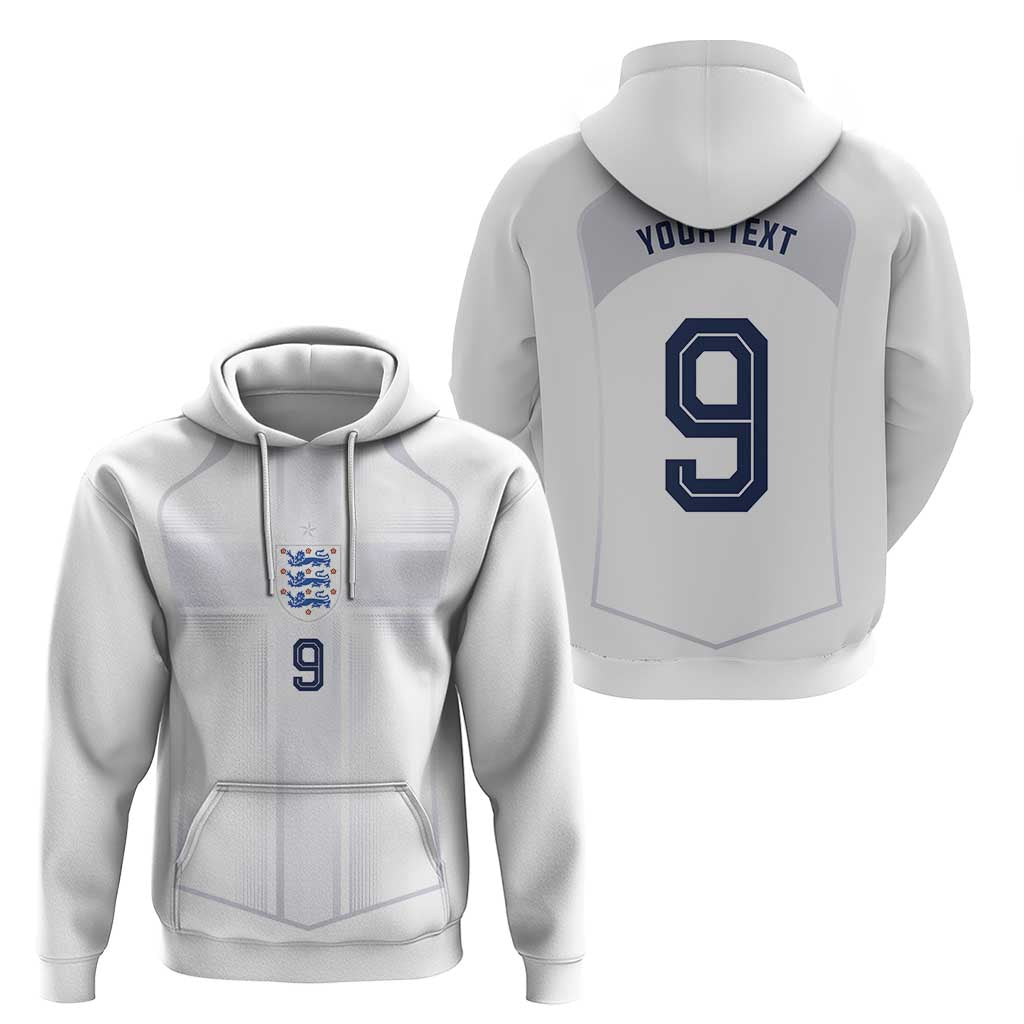 Custom England National Football Zip Hoodie The Three Lions-Sporty T90 Style - Wonder Print Shop
