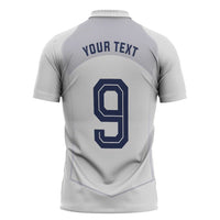 Custom England National Football Zipper Polo Shirt The Three Lions-Sporty T90 Style - Wonder Print Shop