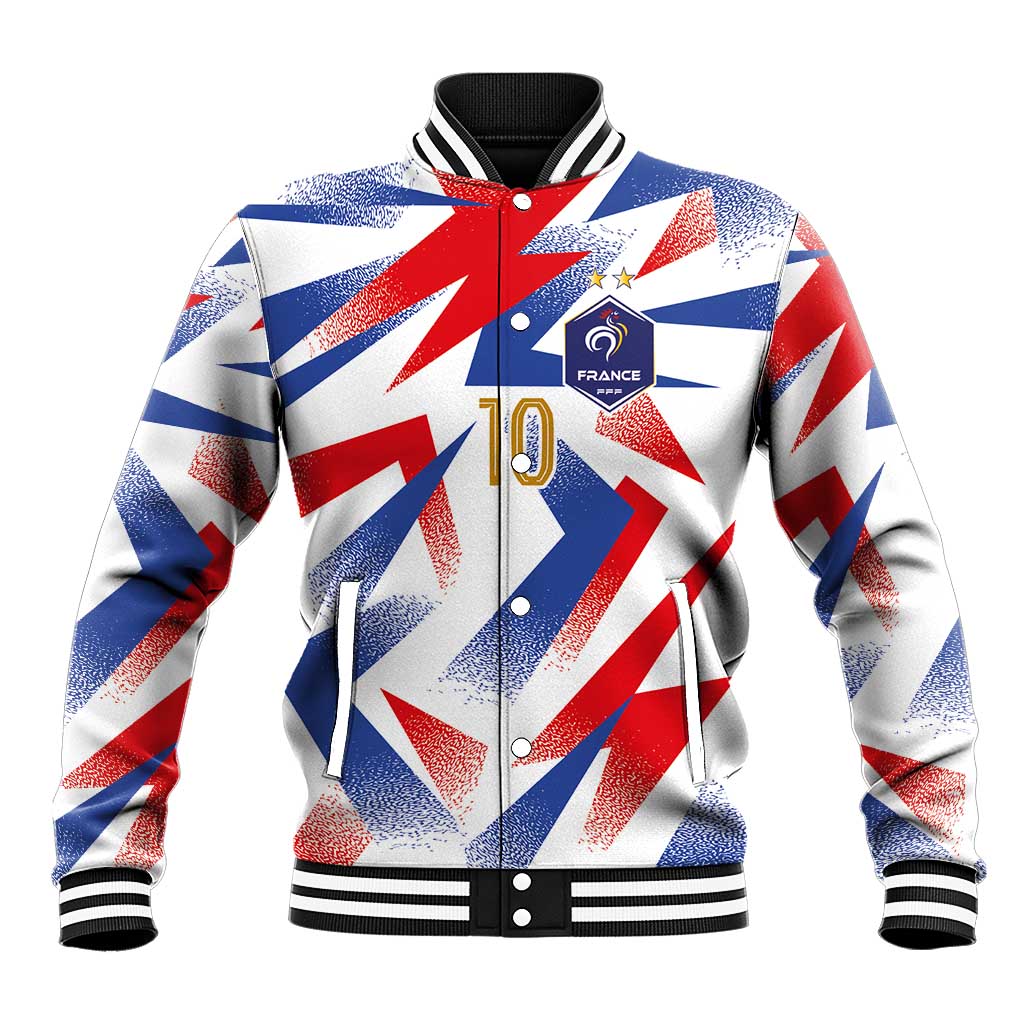 Custom France National Football Baseball Jacket Flag-Inspired Graphics - Wonder Print Shop