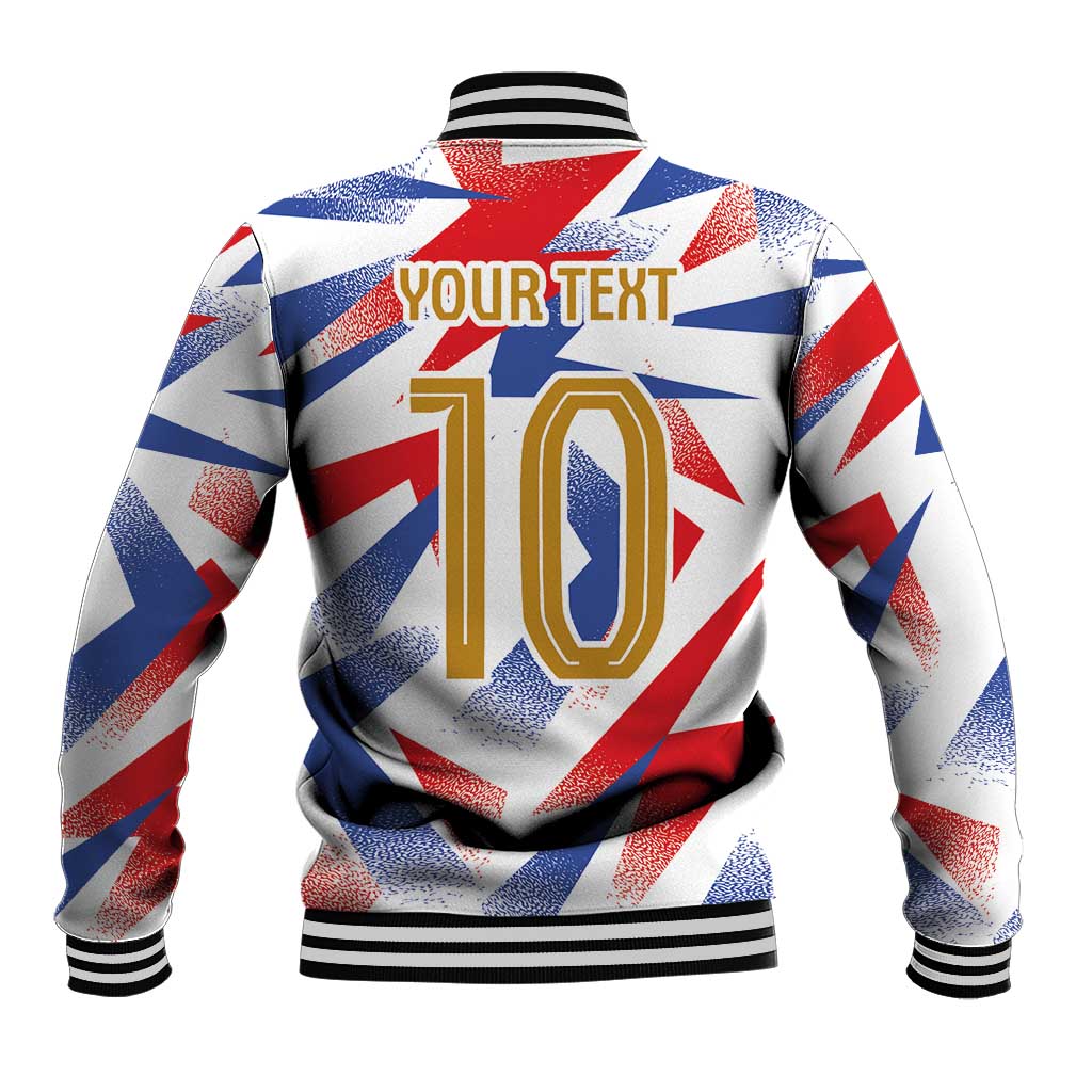 Custom France National Football Baseball Jacket Flag-Inspired Graphics - Wonder Print Shop