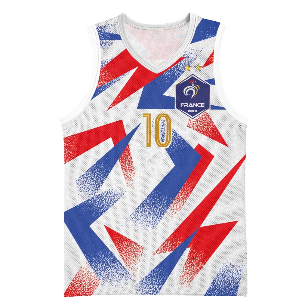 Custom France National Football Basketball Jersey Flag-Inspired Graphics - Wonder Print Shop