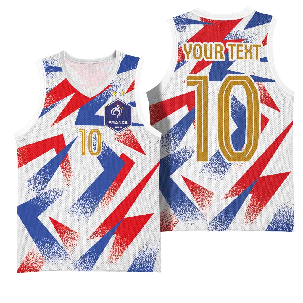 Custom France National Football Basketball Jersey Flag-Inspired Graphics - Wonder Print Shop