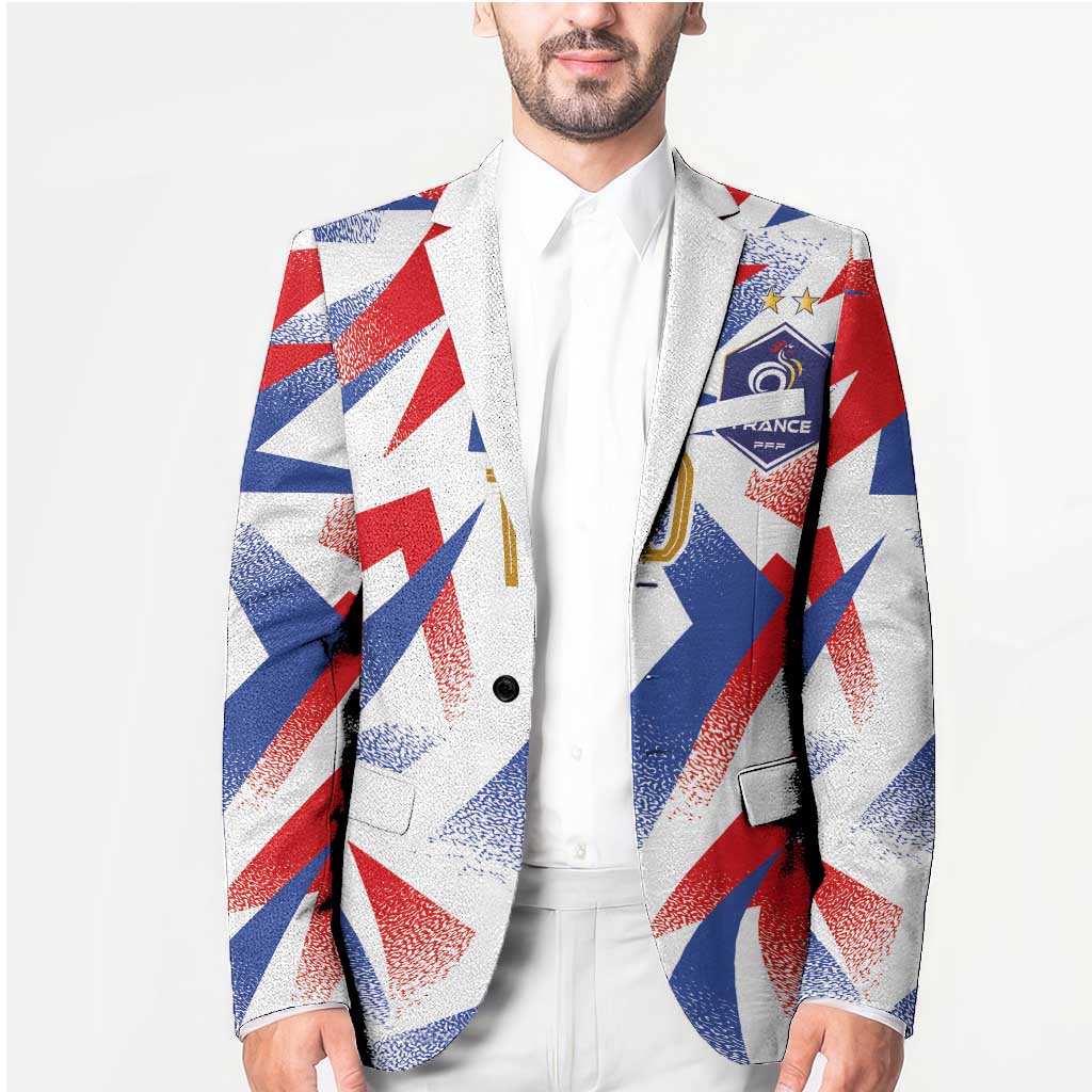 Custom France National Football Blazer Flag-Inspired Graphics - Wonder Print Shop