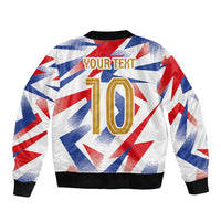Custom France National Football Bomber Jacket Flag-Inspired Graphics - Wonder Print Shop