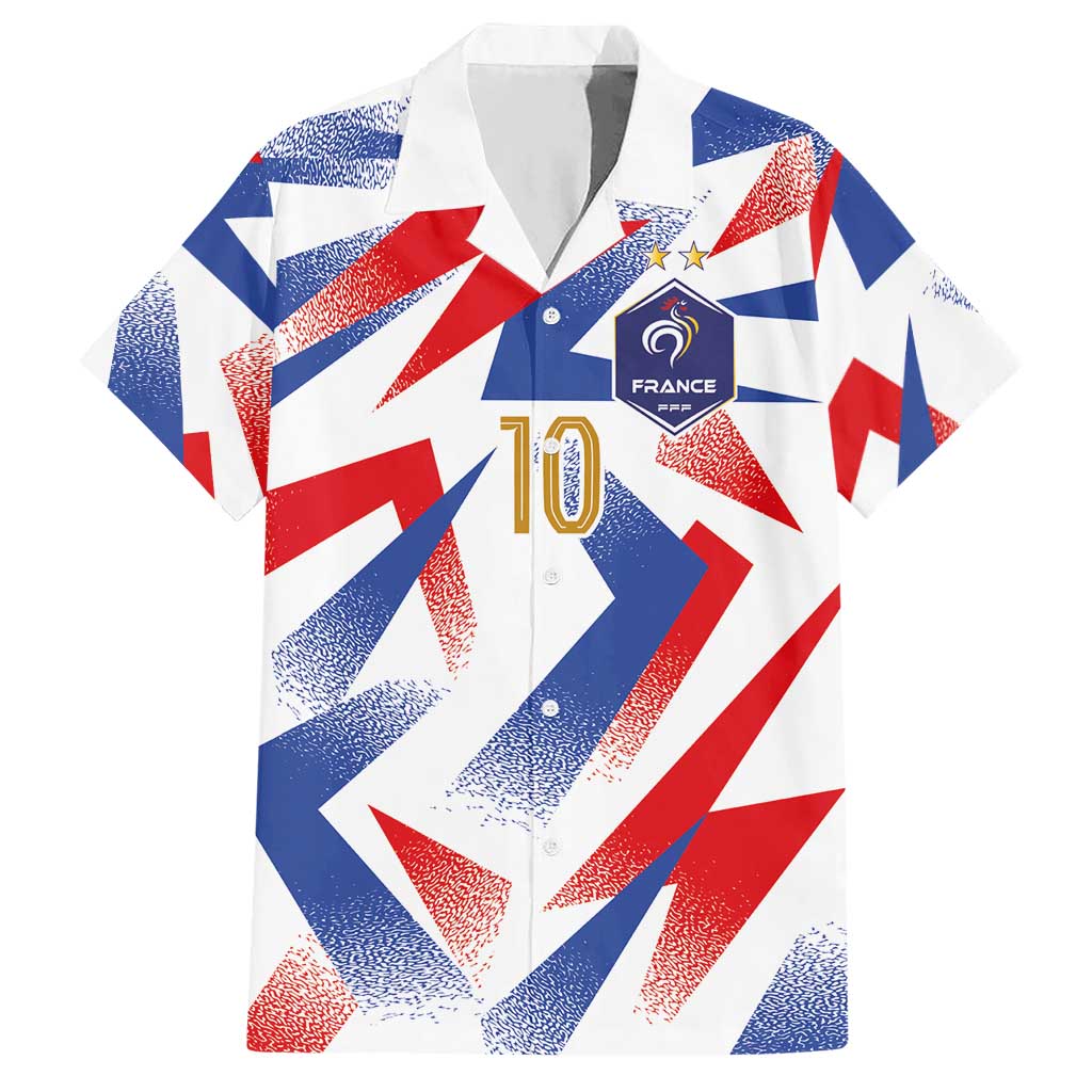 Custom France National Football Hawaiian Shirt Flag-Inspired Graphics - Wonder Print Shop