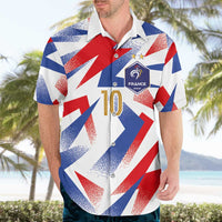 Custom France National Football Hawaiian Shirt Flag-Inspired Graphics - Wonder Print Shop