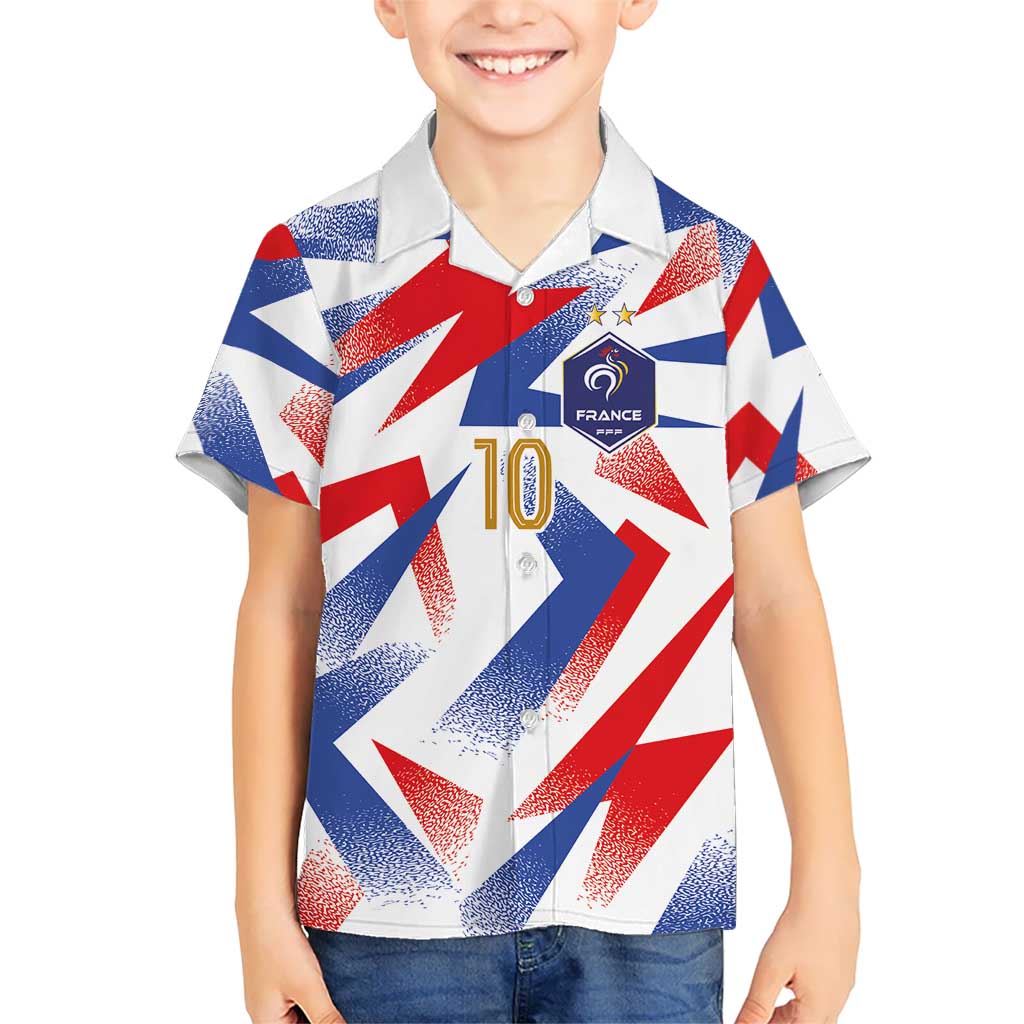 Custom France National Football Hawaiian Shirt Flag-Inspired Graphics - Wonder Print Shop