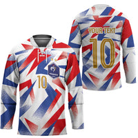 Custom France National Football Hockey Jersey Flag-Inspired Graphics - Wonder Print Shop