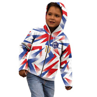 Custom France National Football Kid Hoodie Flag-Inspired Graphics - Wonder Print Shop