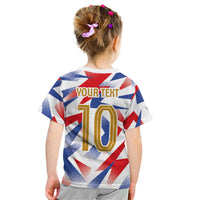 Custom France National Football Kid T Shirt Flag-Inspired Graphics - Wonder Print Shop