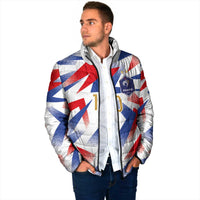 Custom France National Football Padded Jacket Flag-Inspired Graphics - Wonder Print Shop