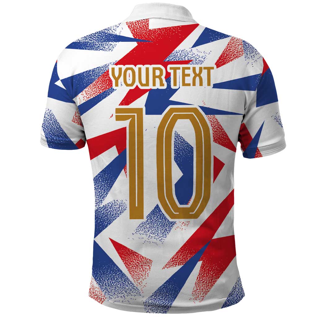 Custom France National Football Polo Shirt Flag-Inspired Graphics - Wonder Print Shop