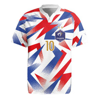 Custom France National Football Rugby Jersey Flag-Inspired Graphics - Wonder Print Shop