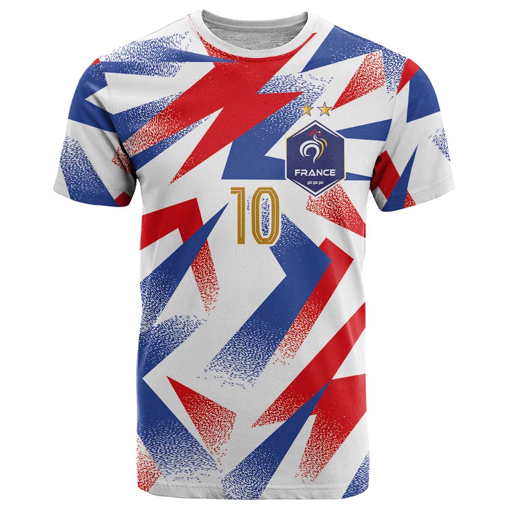 Custom France National Football T Shirt Flag-Inspired Graphics - Wonder Print Shop