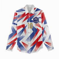 Custom France National Football Women Casual Shirt Flag-Inspired Graphics - Wonder Print Shop