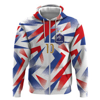 Custom France National Football Zip Hoodie Flag-Inspired Graphics - Wonder Print Shop