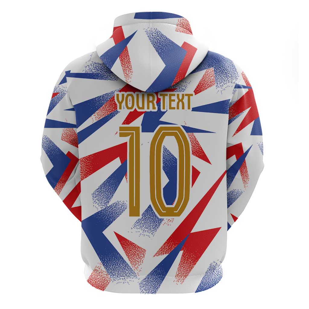Custom France National Football Zip Hoodie Flag-Inspired Graphics - Wonder Print Shop