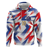 Custom France National Football Zip Hoodie Flag-Inspired Graphics - Wonder Print Shop