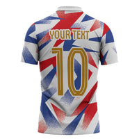 Custom France National Football Zipper Polo Shirt Flag-Inspired Graphics - Wonder Print Shop
