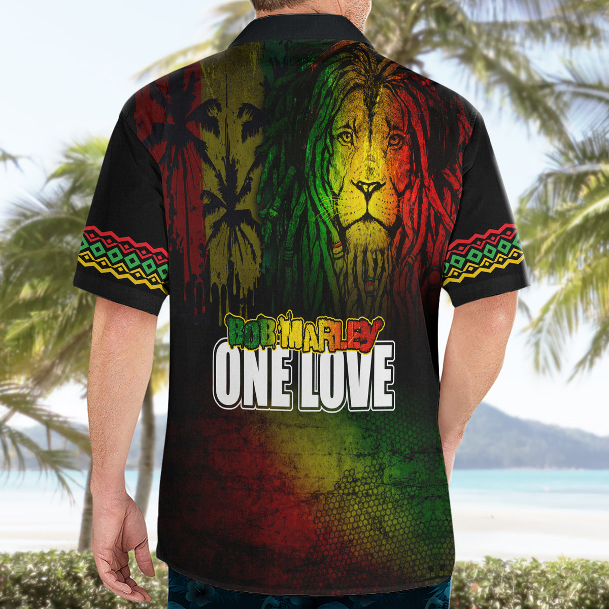 King of Reggae Hawaiian Shirt Jamaican Reggae One Love - Wonder Print Shop