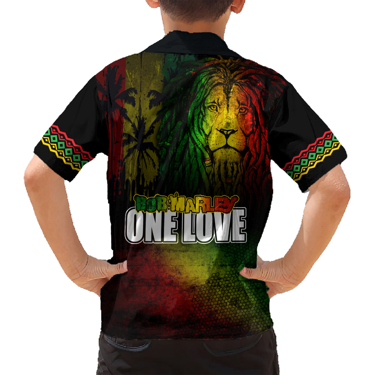 King of Reggae Hawaiian Shirt Jamaican Reggae One Love - Wonder Print Shop