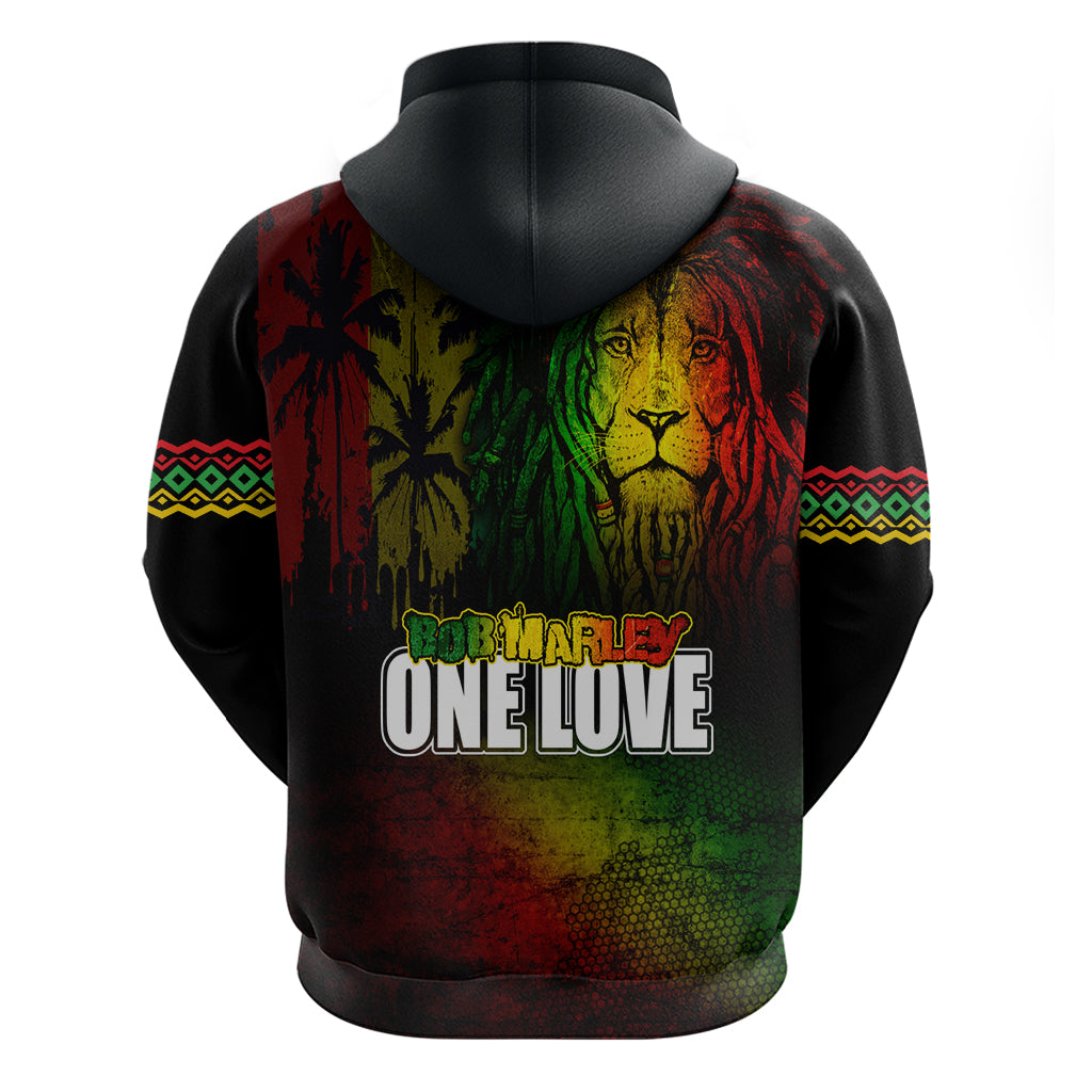 King of Reggae Hoodie Jamaican Reggae One Love - Wonder Print Shop