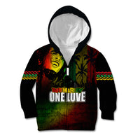 King of Reggae Kid Hoodie Jamaican Reggae One Love - Wonder Print Shop