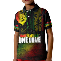 King of Reggae Kid Polo Shirt Jamaican Reggae One Love - Wonder Print Shop